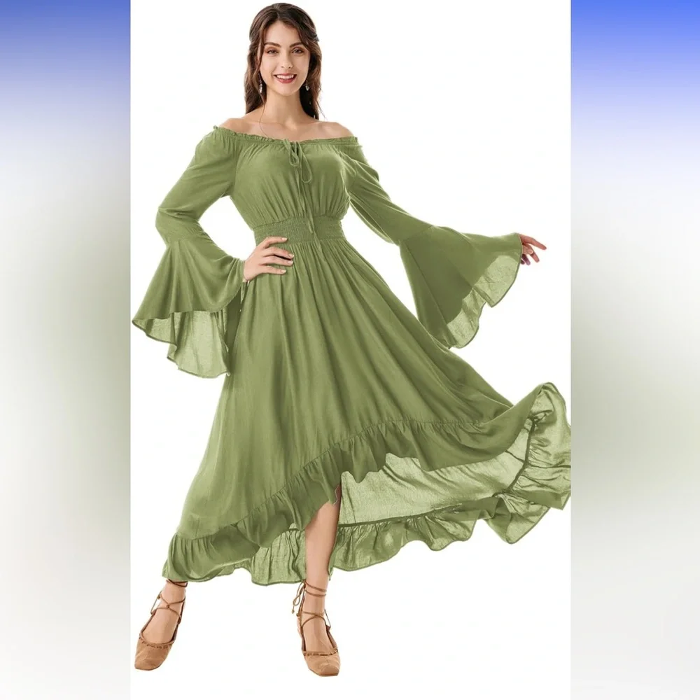 Scarlet Darkness Renaissance Faire Costume - Picture 2 of 13